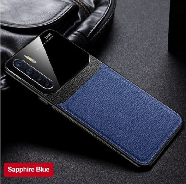 [ FREE SHIPPING] Luxury Slim Leather Case Lens Shockproof BackCover For Oppo Reno 3