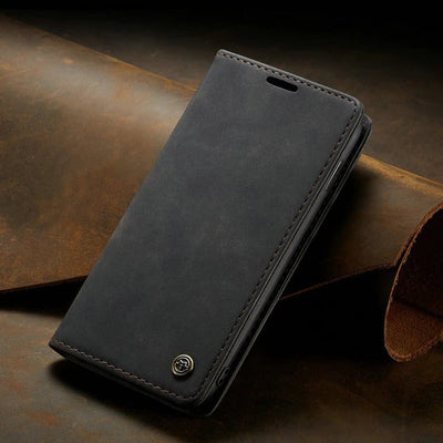 [FREE SHIPPING] CaseMe Retro Leather Case for Samsung A51 Book Style Flip Wallet Magnetic Cover Card Slots Case for Samsung A51