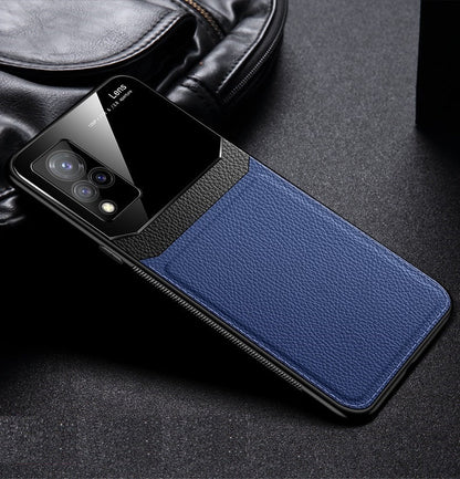 [ FREE SHIPPING] Luxury Slim Leather Case Lens Shockproof BackCover for Vivo V21