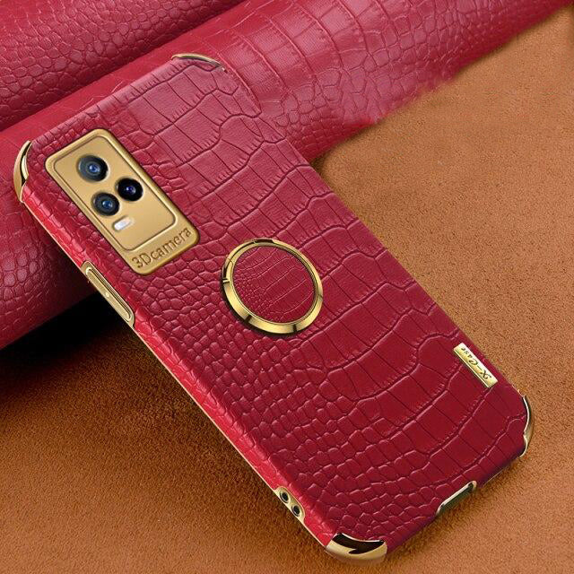 [ FREE SHIPPING] Crocodile Pattern Leather Case For Vivo V20