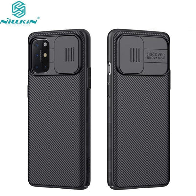 NILLKIN Slide Cover Camera Protection Case For One Plus 8T - Black - Clair.pk