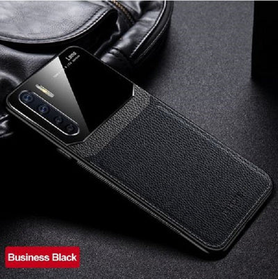 [ FREE SHIPPING] Luxury Slim Leather Case Lens Shockproof BackCover For Oppo Reno 3
