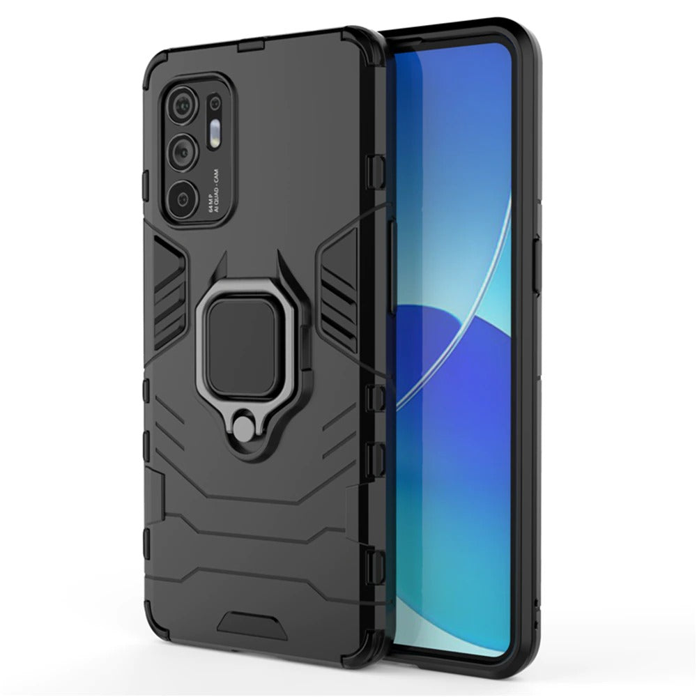 [FREE SHIPPING] Armor Shockproof (With Ring Holder) Full Protection Case For Oppo Reno 6