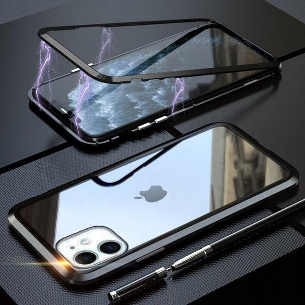 Magnetic glass phone cover in Pakistan for IPhone 11 - Clair.pk