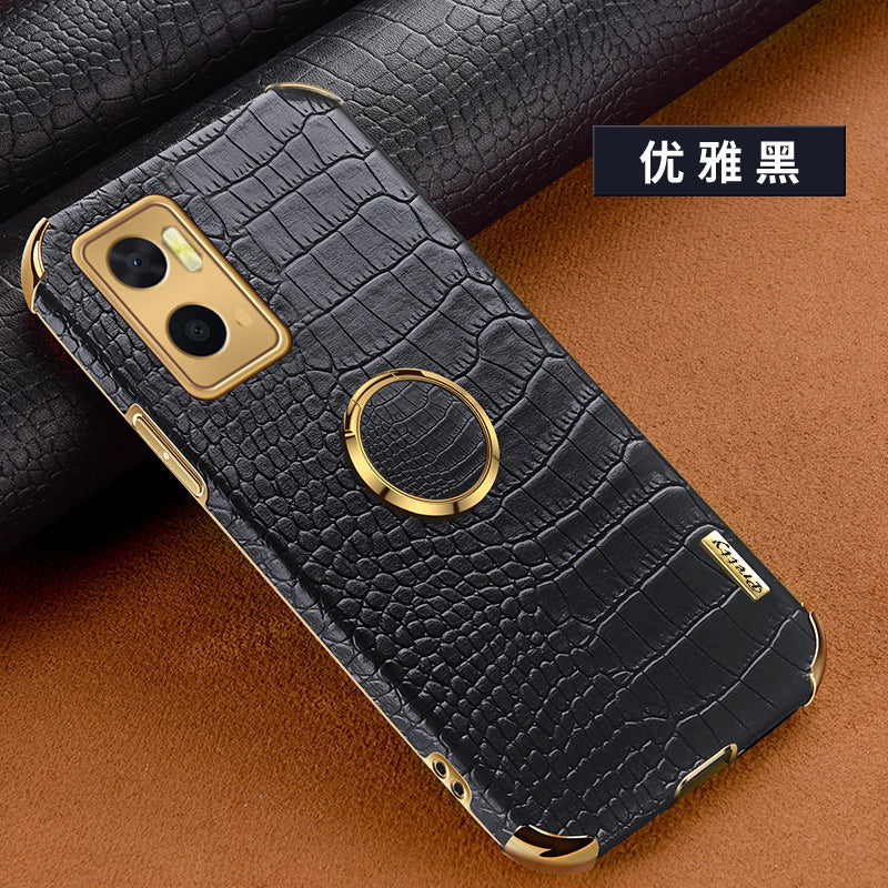 [ FREE SHIPPING] Crocodile Pattern Leather Case For Oppo A96