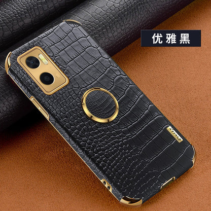 [ FREE SHIPPING] Crocodile Pattern Leather Case For Oppo A96