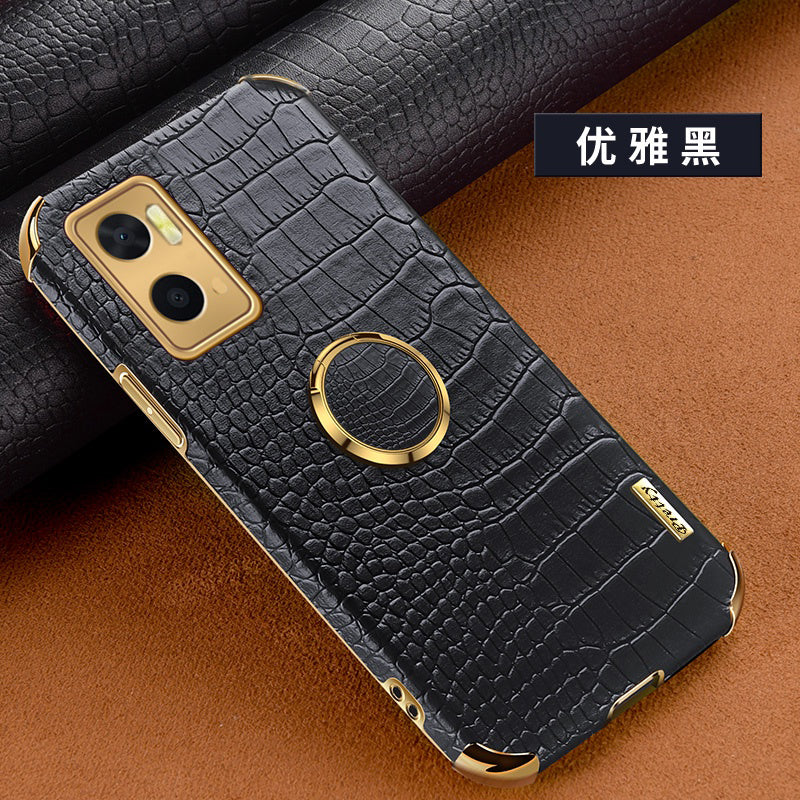 [ FREE SHIPPING] Crocodile Pattern Leather Case For Oppo A76