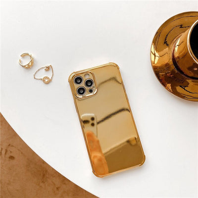 Iphone 12 pro max Gold Plated Electroplated case