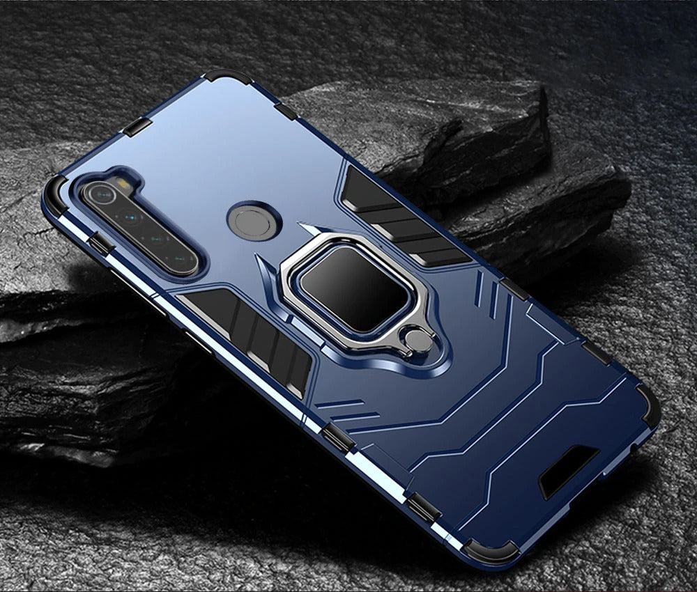 [FREE SHIPPING] Armor Shockproof (With Ring Holder) Full Protection Case For Xiaomi Redmi Note 8