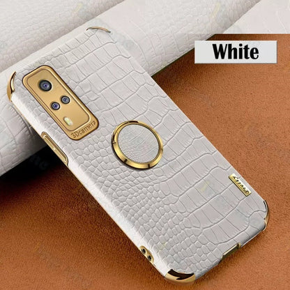 [ FREE SHIPPING] Crocodile Pattern Leather Case For Vivo Y53s