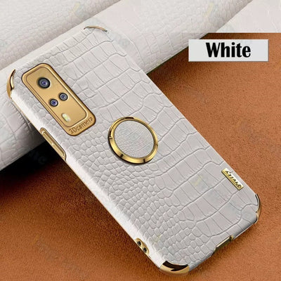 [ FREE SHIPPING] Crocodile Pattern Leather Case For Vivo Y31
