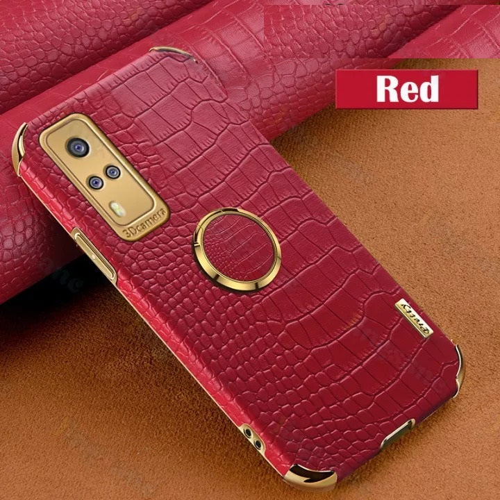 [ FREE SHIPPING] Crocodile Pattern Leather Case For Vivo Y31