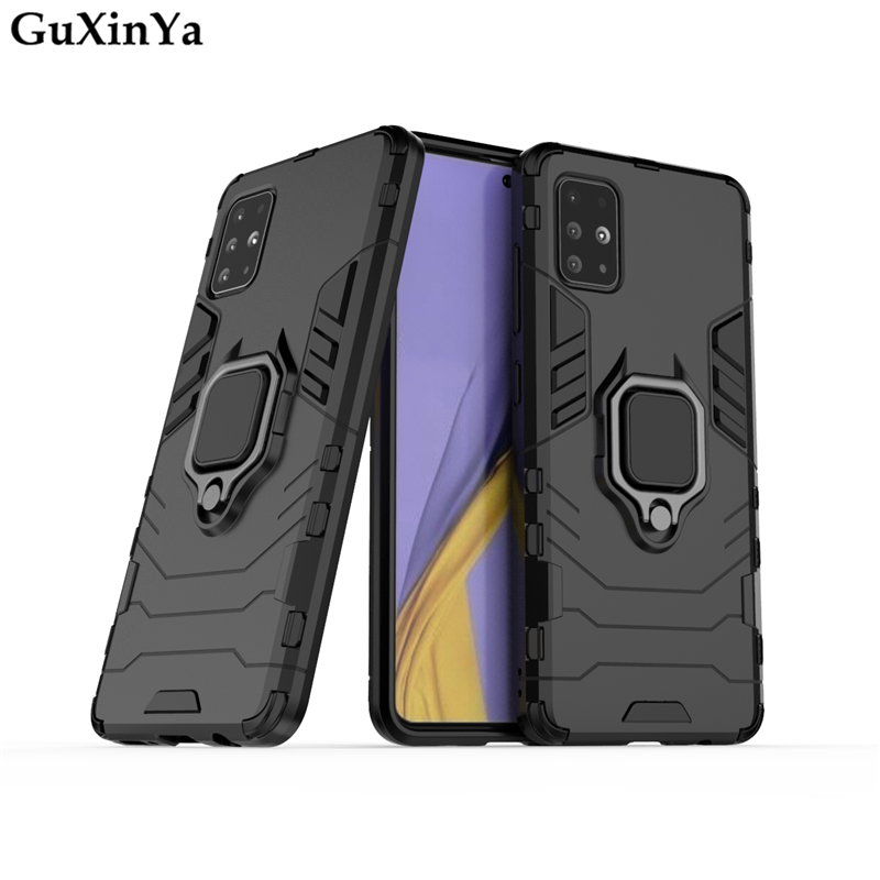 Samsung A51 Armor Shockproof Ring Holder Case 