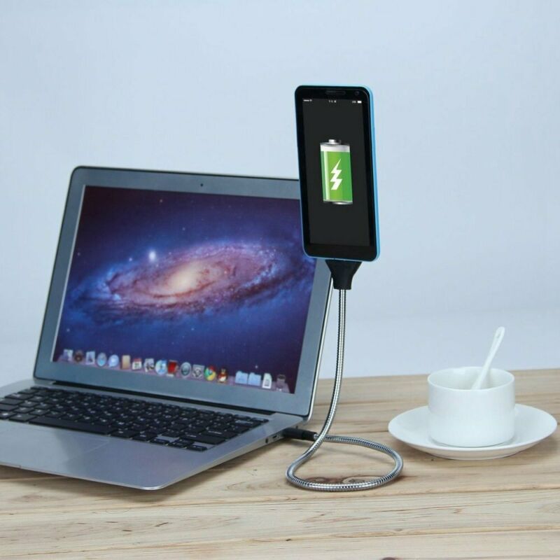 [FREE SHIPPING] Palm Support Data Cable Bendable Hose Car Charging Cable Snake Bracket Line For Android