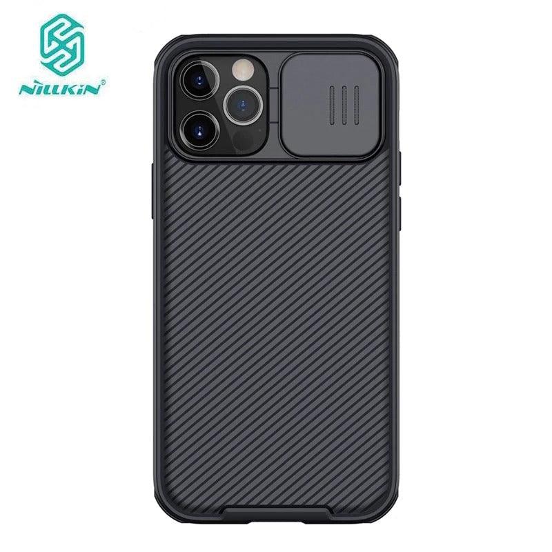 iPhone 12 Pro Nillkin mobile cover Slide Black - Clair.pk