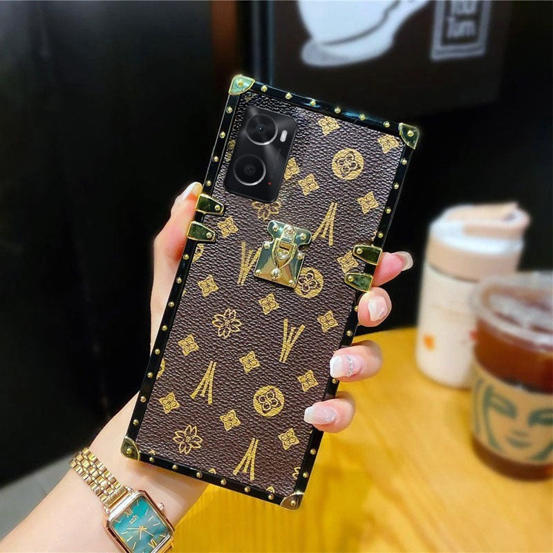 [ FREE SHIPPING] LV Monogram Canvas Square Trunk Design Case For Oppo A76