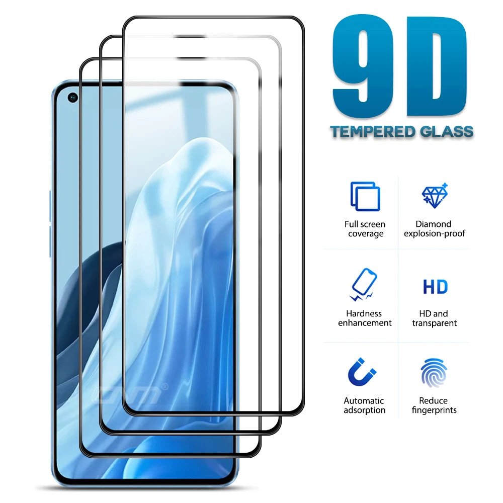 [ FREE SHIPPING] 9D Glass Protector Case For Oppo F21 Pro