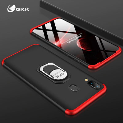 [FREE SHIPPING] Gkk 3in1 Full Protection Case With Ring Holder For Samsung A20