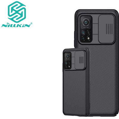 [ FREE SHIPPING] Nillkin Case for Xiaomi Mi 10T And Mi 10T Pro 5G Slide Camera Protect Privacy Back Cover - Black